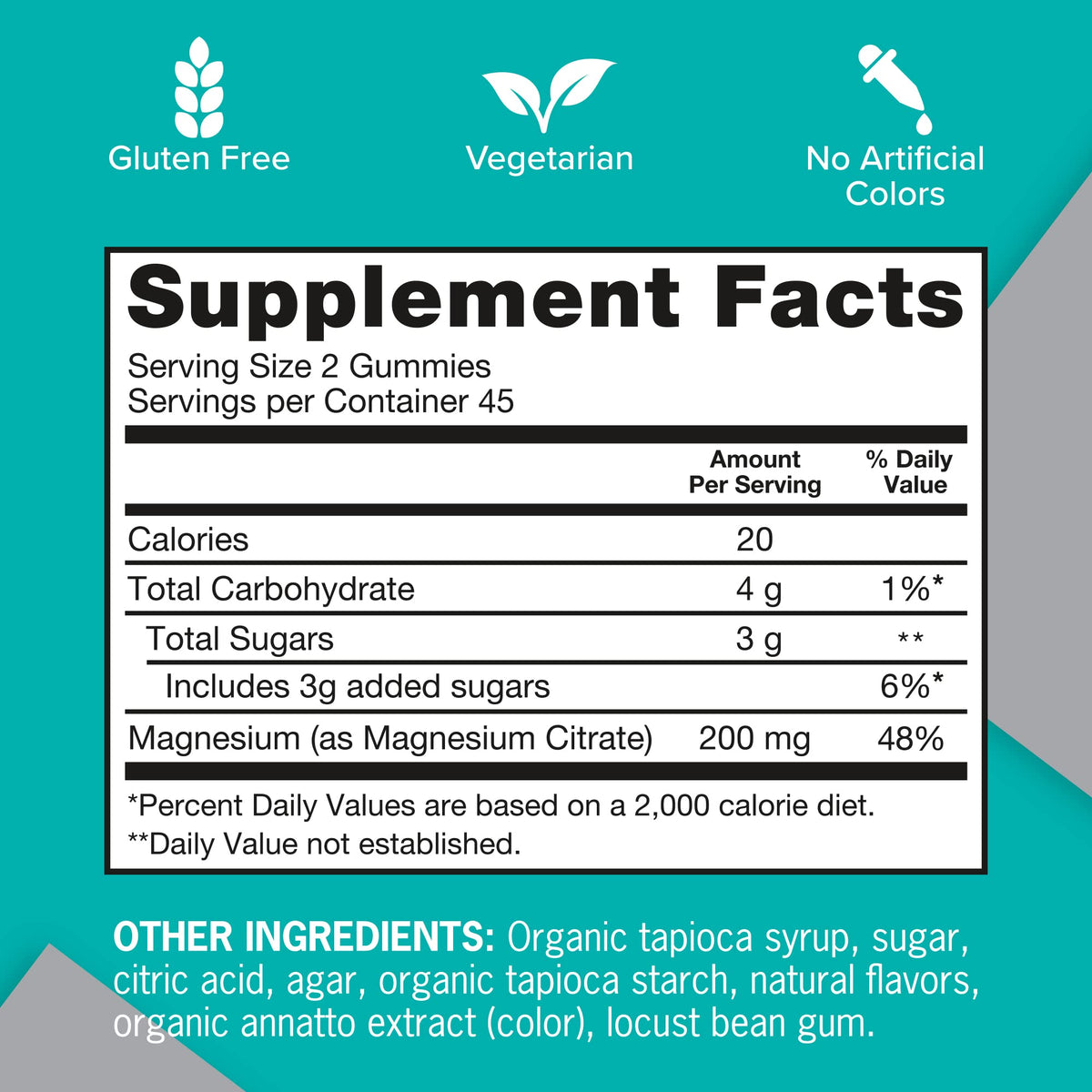 Qunol Magnesium Gummies for Adults, 200mg Elemental Magnesium (from 1,750mg Magnesium Citrate), High Absorption Magnesium Supplement, Supports Nerve, Bone and Muscle Health, Vegetarian, 90 Count QunolBuy Supplements Australia