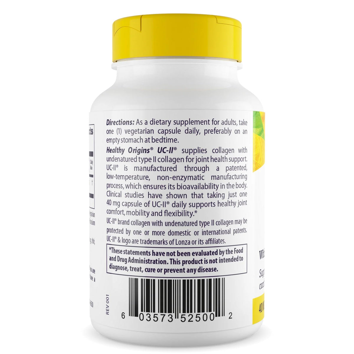 Healthy Origins UC-II 40 mg (Undenatured Type II Collagen, Non-GMO, Gluten Free, Joint Support), 120 Veggie Caps Healthy OriginsBuy Supplements Australia