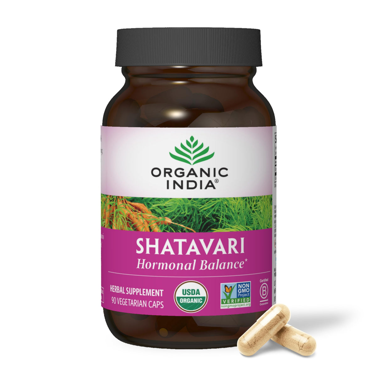 ORGANIC INDIA Shatavari Herbal Supplement - Supports Hormonal Balance, Immune and Inflammatory Response, Vegan, Gluten-Free, USDA Organic, Supports Reproductive Health - 90 Capsules ORGANIC INDIABuy Supplements Australia