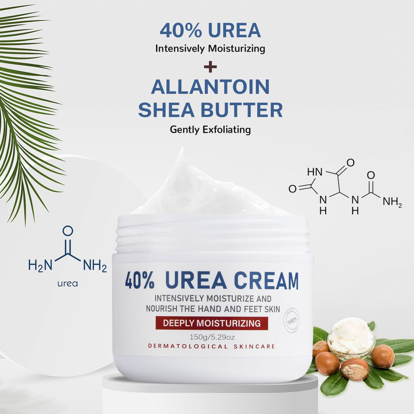 OUKEYA Urea Cream 40 Percent,Foot & Hand Cream for Dry Cracked,Urea Lotion for Feet Maximum Strength OUKEYA buy supplements Au