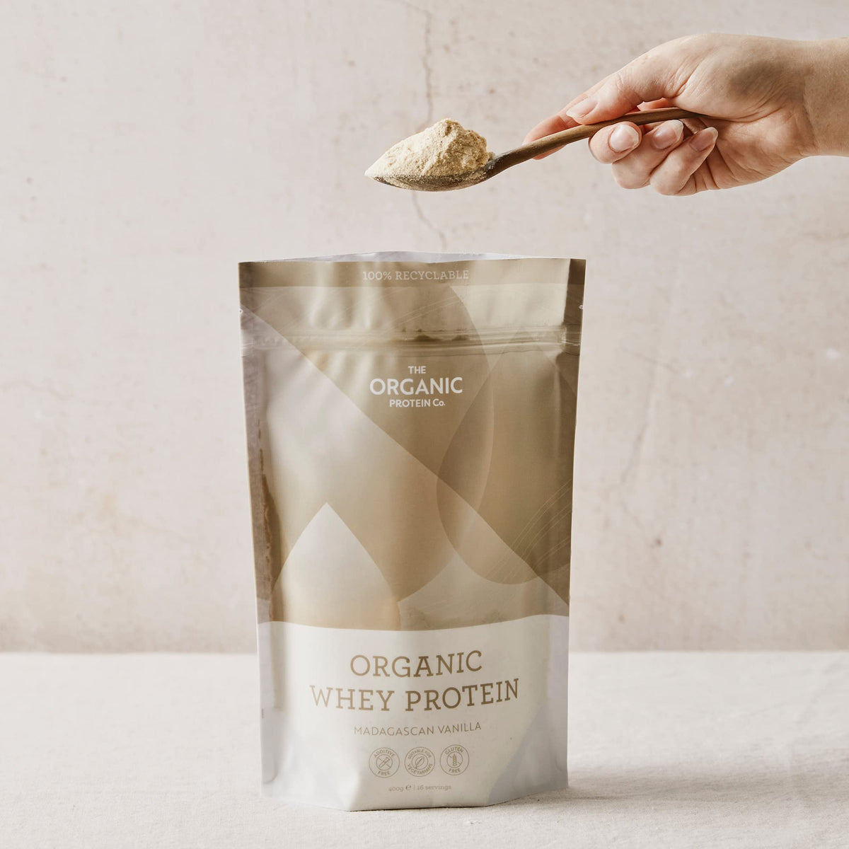 The Organic Protein Co. - Madagascan Vanilla Organic Whey Protein Powder The Organic Protein CompanyBuy Supplements Australia