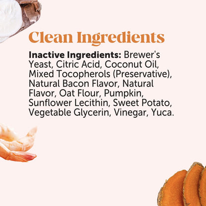 Hemp Hip & Joint Supplement for Dogs - Hemp Oil & Powder - Glucosamine Chondroitin for Dogs, Turmeric, MSM, Green-Lipped Mussel, Supports Mobility, May Reduce Discomfort (Bacon) Pet HonestyBuy Supplements Australia