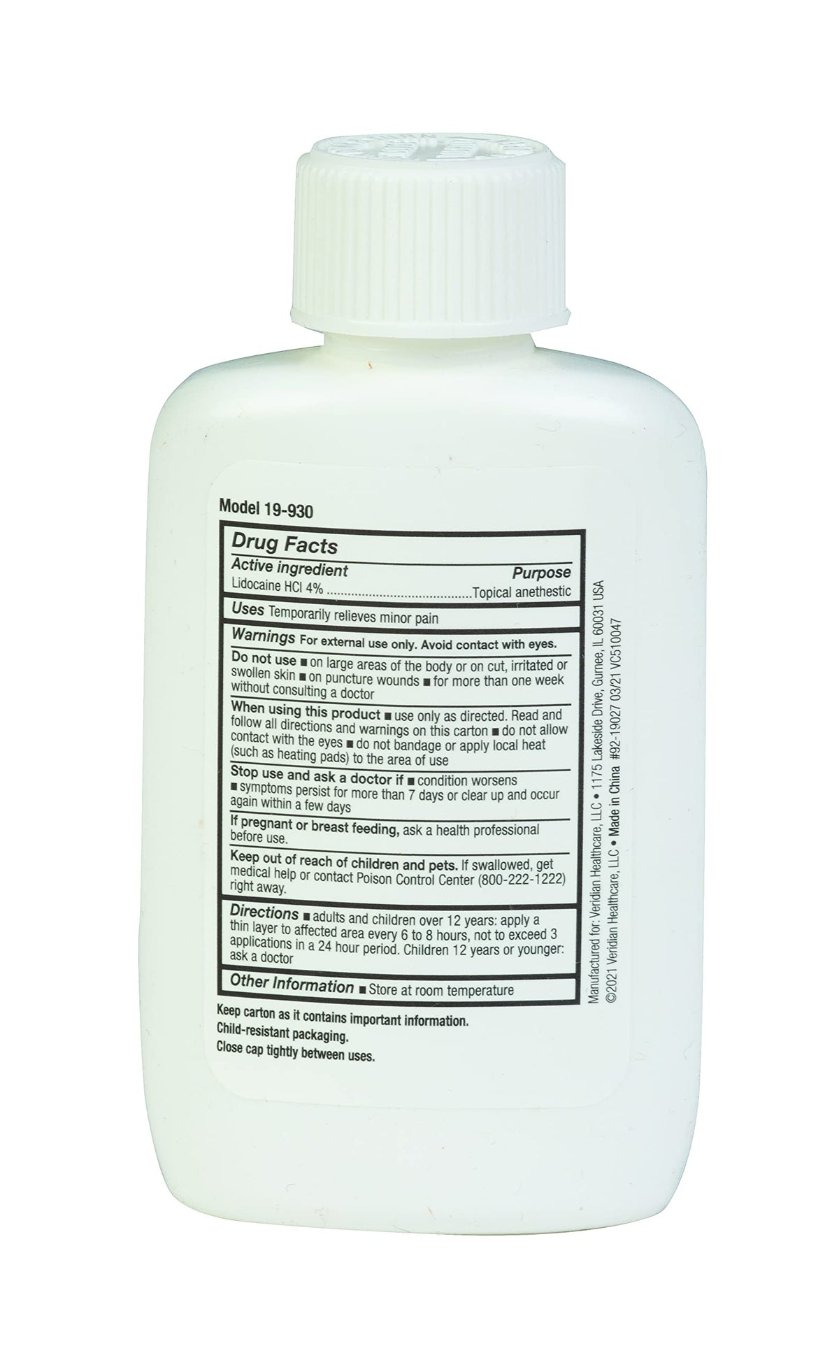 Thera|Care Maximum Strength OTC Lidocaine Cream | Numbs Away Pain | Long-Lasting Relief | Non-Greasy | 1.75 Oz Thera CareBuy Supplements Australia