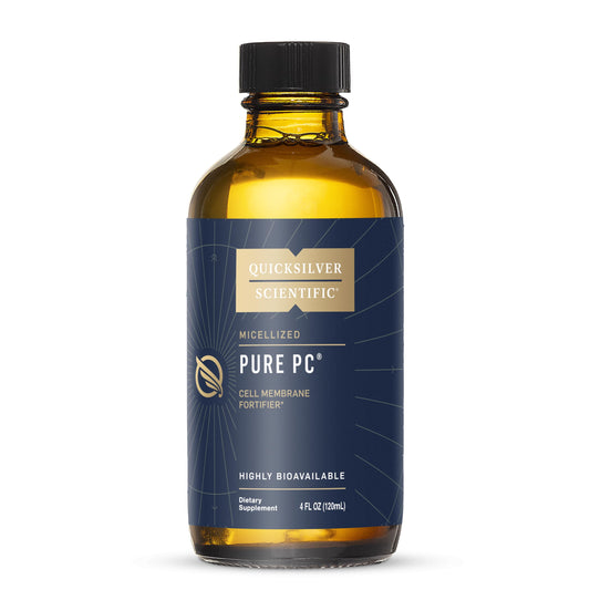 Quicksilver Scientific Micellized Pure PC - Phosphatidylcholine Liquid Supplement to Support Cellular & Liver Health - Superior Liposomal Absorption - Non-GMO Supportive Brain Supplement (4oz /120ml) Quicksilver ScientificBuy Supplements Australia