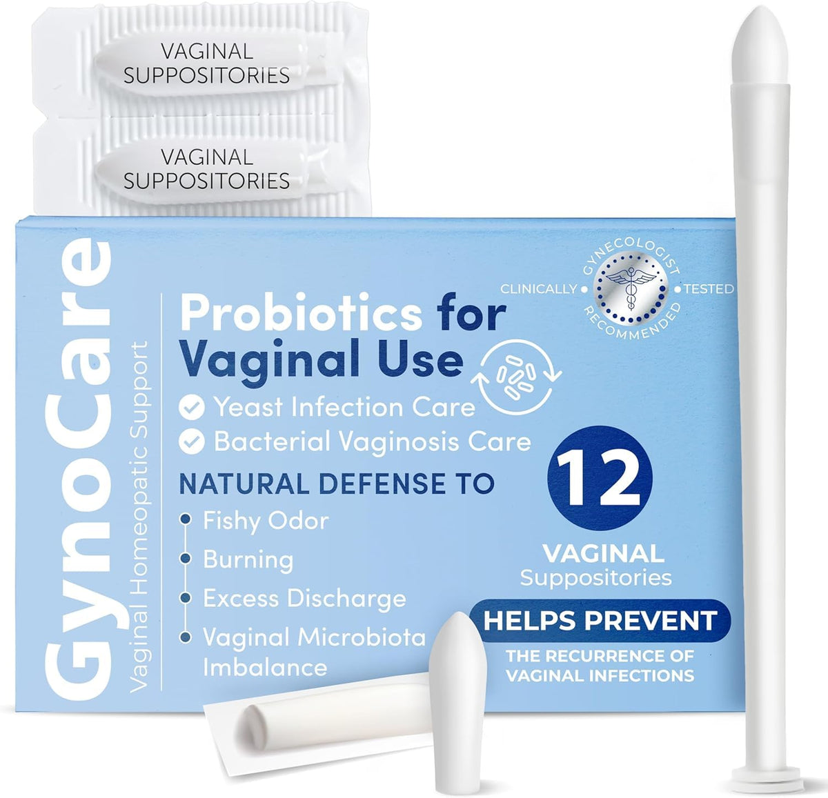 Vaginal Probiotics for Women | Boric Acid For Women | pH Balance for Women | Yeast Infection Care | Natural Defense Against Fishy Odor, Burning and Excess Discharge | 12 Vaginal Suppositories Terramed Just Think ComfortBuy Supplements Australia