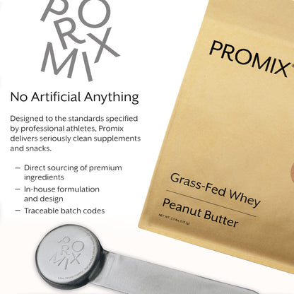 Promix Whey Protein Powder, Peanut Butter - 2.5lb Bulk - Grass-Fed & 100% All Natural ProMix NutritionBuy Supplements Australia