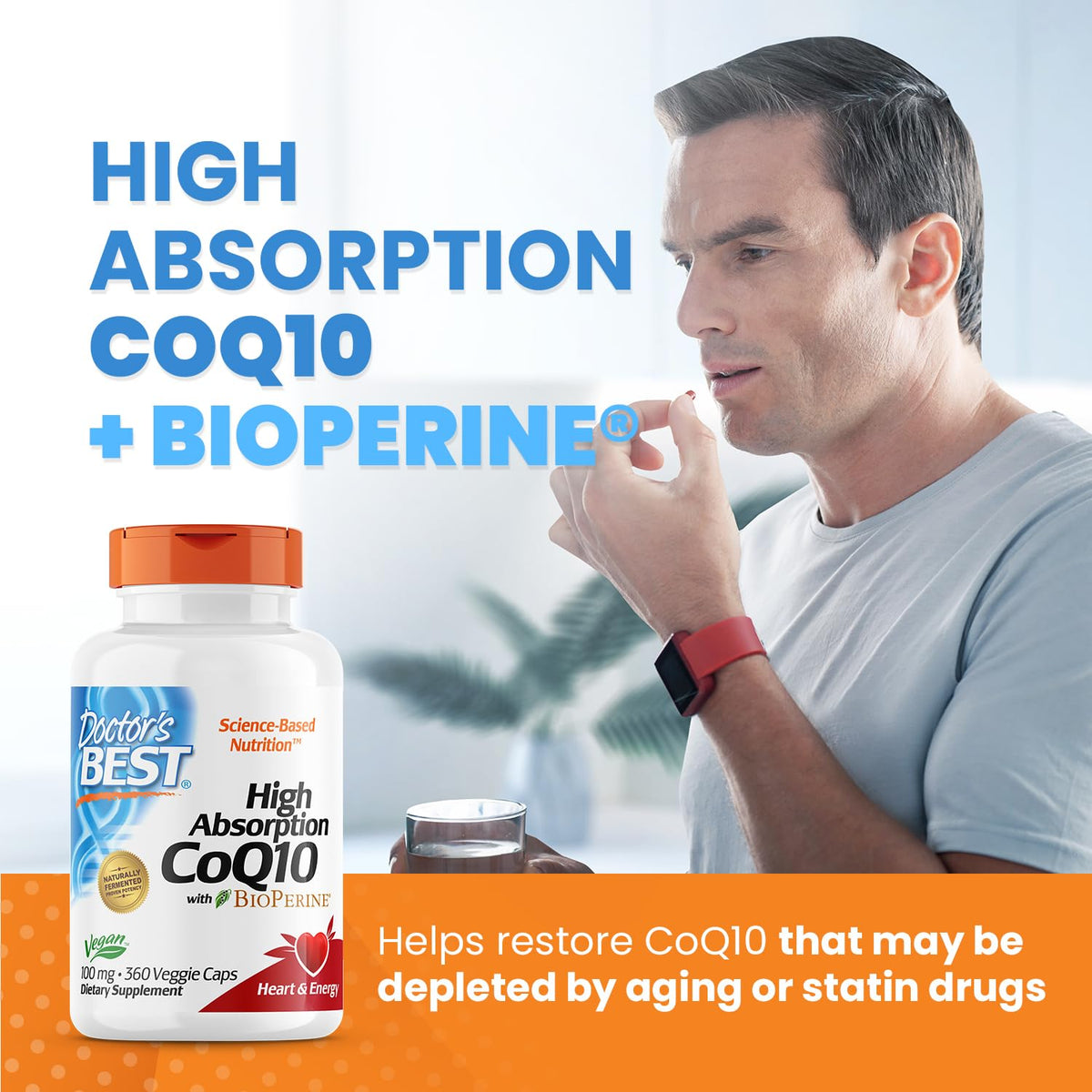 Doctor's Best High Absorption CoQ10 with BioPerine, Gluten Free, Naturally Fermented Doctor's BESTBuy Supplements Australia