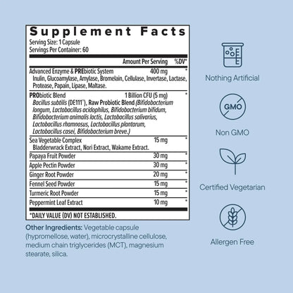 Zenwise Health 3-in-1 Womens Probiotic Supplement for Digestive, Gut Flora & Vaginal Health - Daily Probiotics & Prebiotics for Women with Digestive Enzymes Supports Bloating & Gas Relief - 60 Count Zenwise HealthBuy Supplements Australia