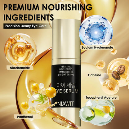 NIAWIT Eye Serum – Anti-Fatigue Eye Care for Dark Circles, Puffiness & Fine Lines with Niacinamide, Peptides & Caffeine – Gentle Clean Beautiful for Daily Use Around the Delicate Eye Area NIAWIT buy supplements Au