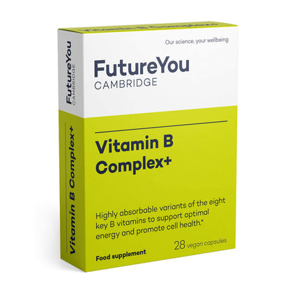 Vitamin B Complex+ Supplements – 8 Key B Vitamins for Optimal Cell Health – Energy Capsules FutureYou CambridgeBuy Supplements Australia
