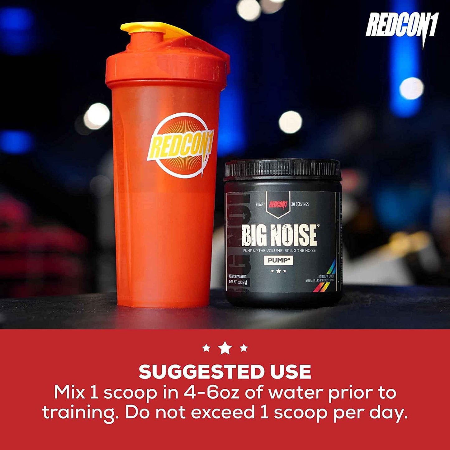 REDCON1 Total War Preworkout (Strawberry Mango) & Big Noise Non-Stim Preworkout Powder (Watermelon) Stack - Pre Workout Duo for Energy, Focus & Endurance - Keto (2 Products, 30 Servings Each)