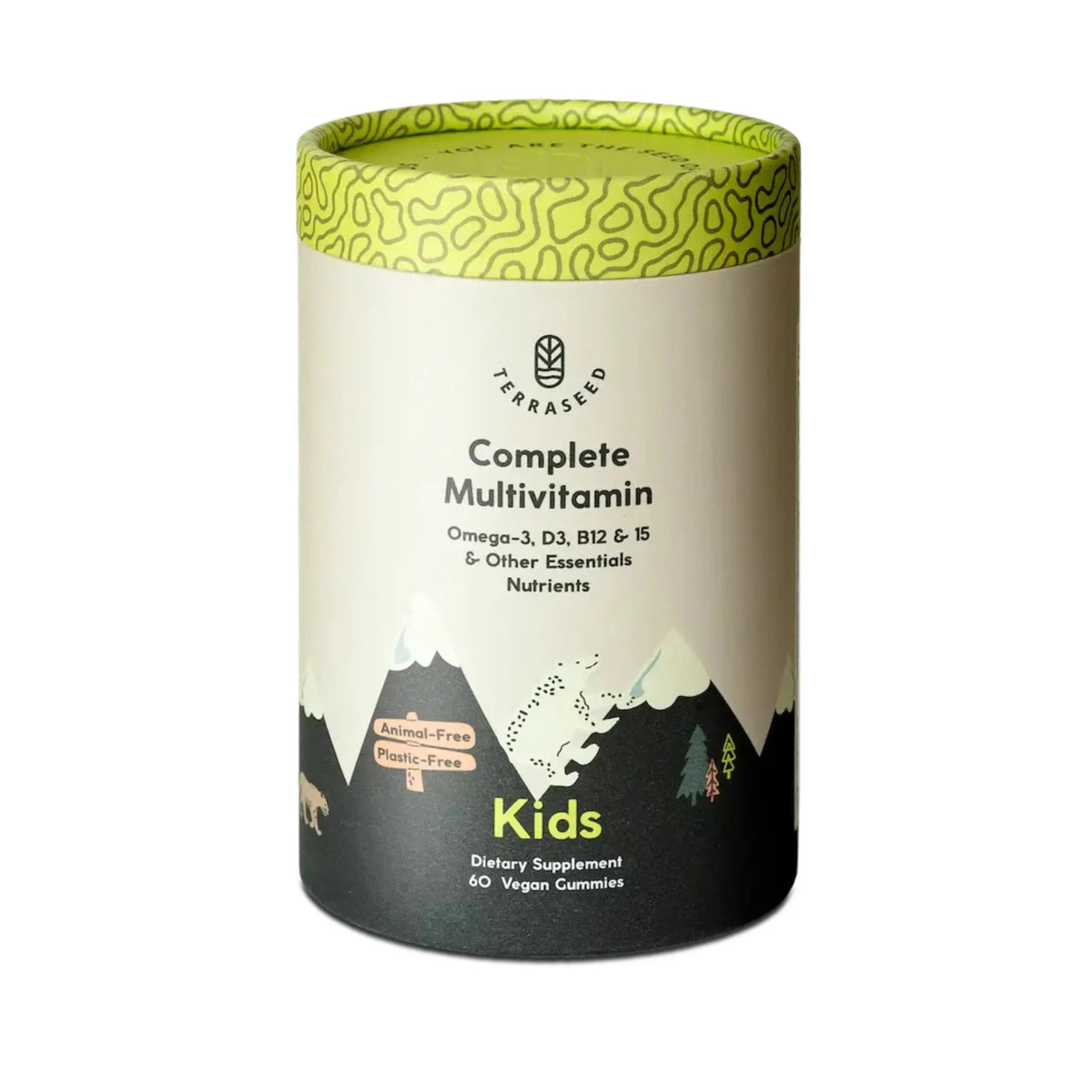 Terraseed Complete Kids Multivitamin Gummies - with Omega 3,6,9, Vitamin B12, Folic Acid, Iodine, Vitamin C, Zinc - Kids Daily Essential Vitamins Terraseed