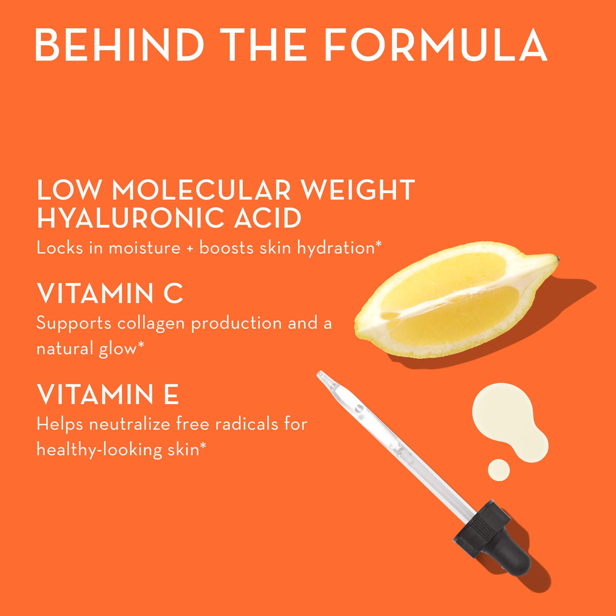 HUM Hyaluronic Glow Hydrating Skin Care Supplement, with Low Molecular Hyaluronic Acid, Vitamin C from Amla Fruit, and Vitamin E, Antioxidant Support for Skin Hydration, Tangerine, 60 Vegan Gummies HUMBuy Supplements Australia