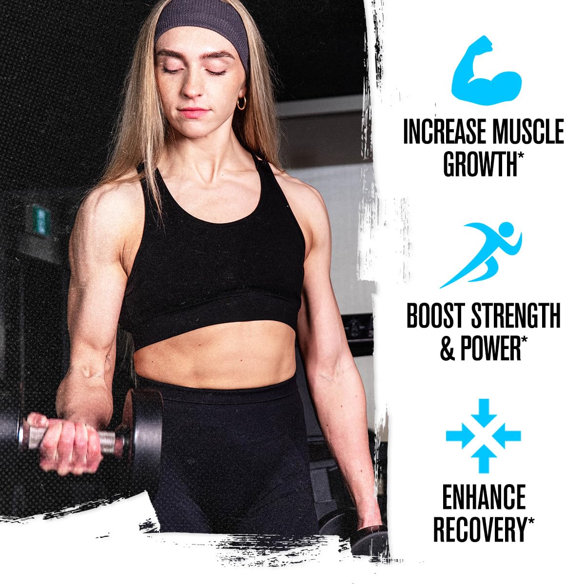 Jacked Factory Creatine Gummies 5g Daily Dose (1g per Gummy) - Creatine Gummy for Men and Women, Vegan-Friendly, Travel-Friendly, Third-Party Tested - 150 Gummies, Blue Raspberry Jacked FactoryBuy Supplements Australia
