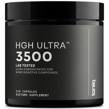 HGH Supplements for Men & Women (240 Count) 3,550mg+ Support Muscle Growth & Healthy Levels of Human Growth Hormone for Men, with High-Purity Arginine, Ornithine, Lysine, Tribulus, and Ashwagandha TQ Toniiq buy supplements Au