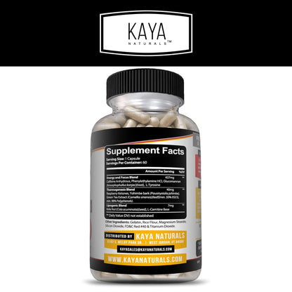 Kaya Naturals Oxy Burn - Weight Loss Pills for Women & Men - Appetite Suppressant Kaya NaturalsBuy Supplements Australia