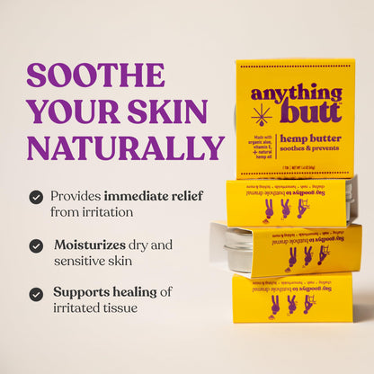 All-Natural Hemorrhoid Cream, Herbal Balm, Soothes Itching & Discomfort - Itch Hemorrhoid Soother Moisturizes for Itching, Rashes, Dryness, and Chafing Anything ButtBuy Supplements Australia