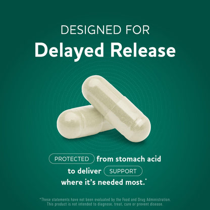 Prebiotics and Probiotics | 50 Billion CFU, 16 Probiotic Strains & Inulin Prebiotic Fiber | Delayed Release Capsules | Gut Health Support | Prebiotics and Probiotics for Women & Men | Non-GMO | 60 Ct