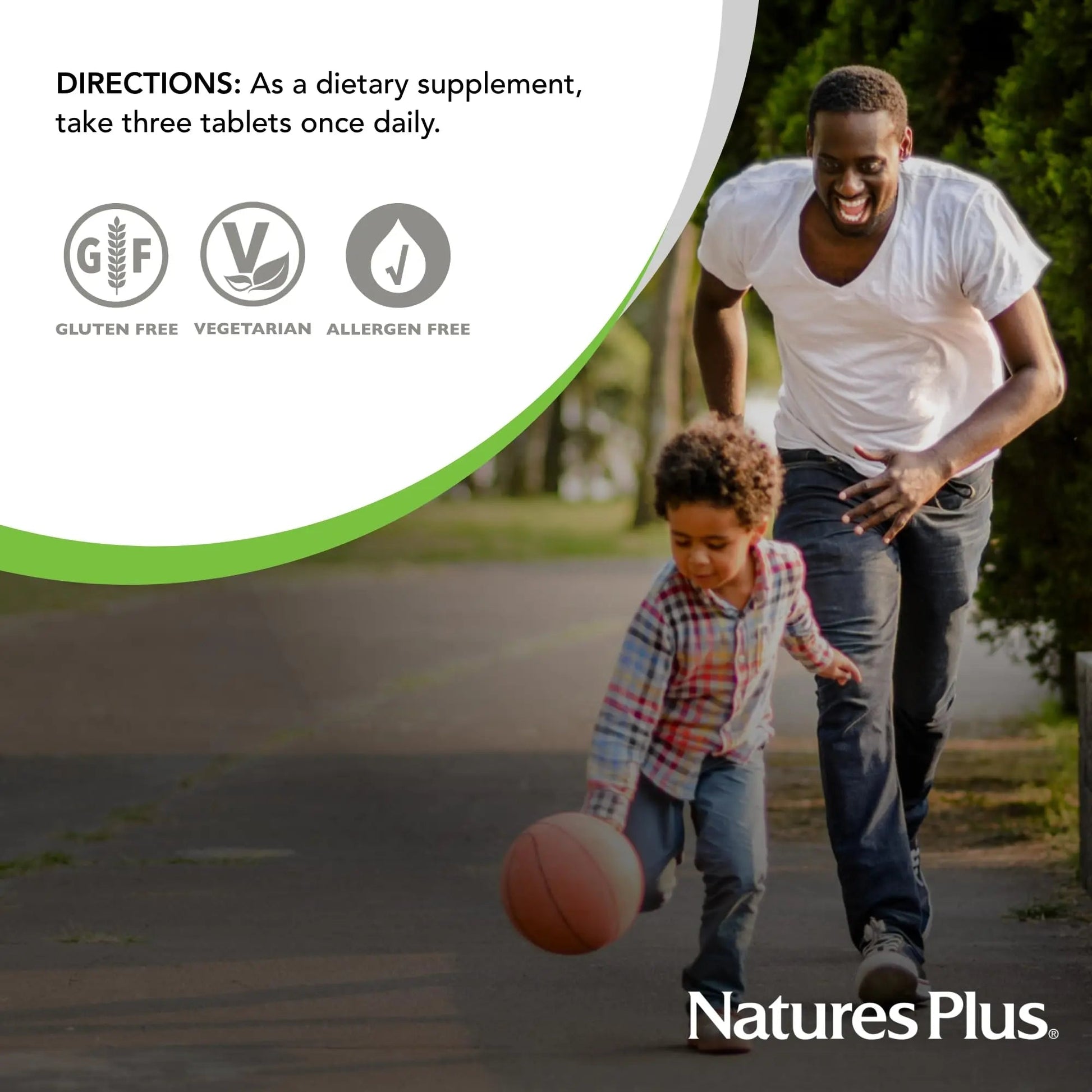NaturesPlus Source of Life Gold Multivitamin - 180 Tablets - with Vitamins D3 & B12 - Blood, Bone & Immune Support - Vegetarian & Gluten Free - 60 Servings NaturesPlus