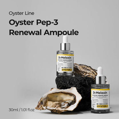Dr.Melaxin Oyster Pep3 Renewal Ampoule for Plumping, Anti Aging, Hydrating Face | Visibly Smooth and Glowy Skin, Korean Skincare, 1.01 fl oz(30ml) Dr.Melaxin buy supplements Au
