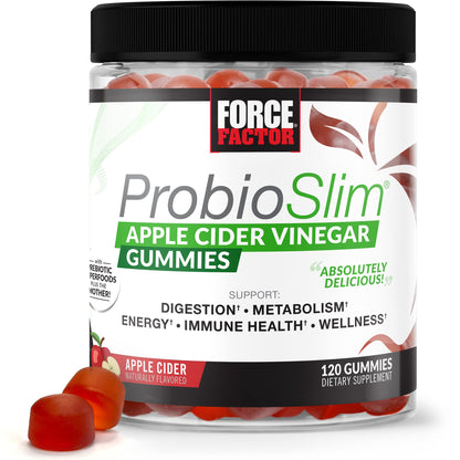Force Factor ProbioSlim Apple Cider Vinegar Gummies with Organic, LactoSpore & Nature' Force FactorBuy Supplements Australia