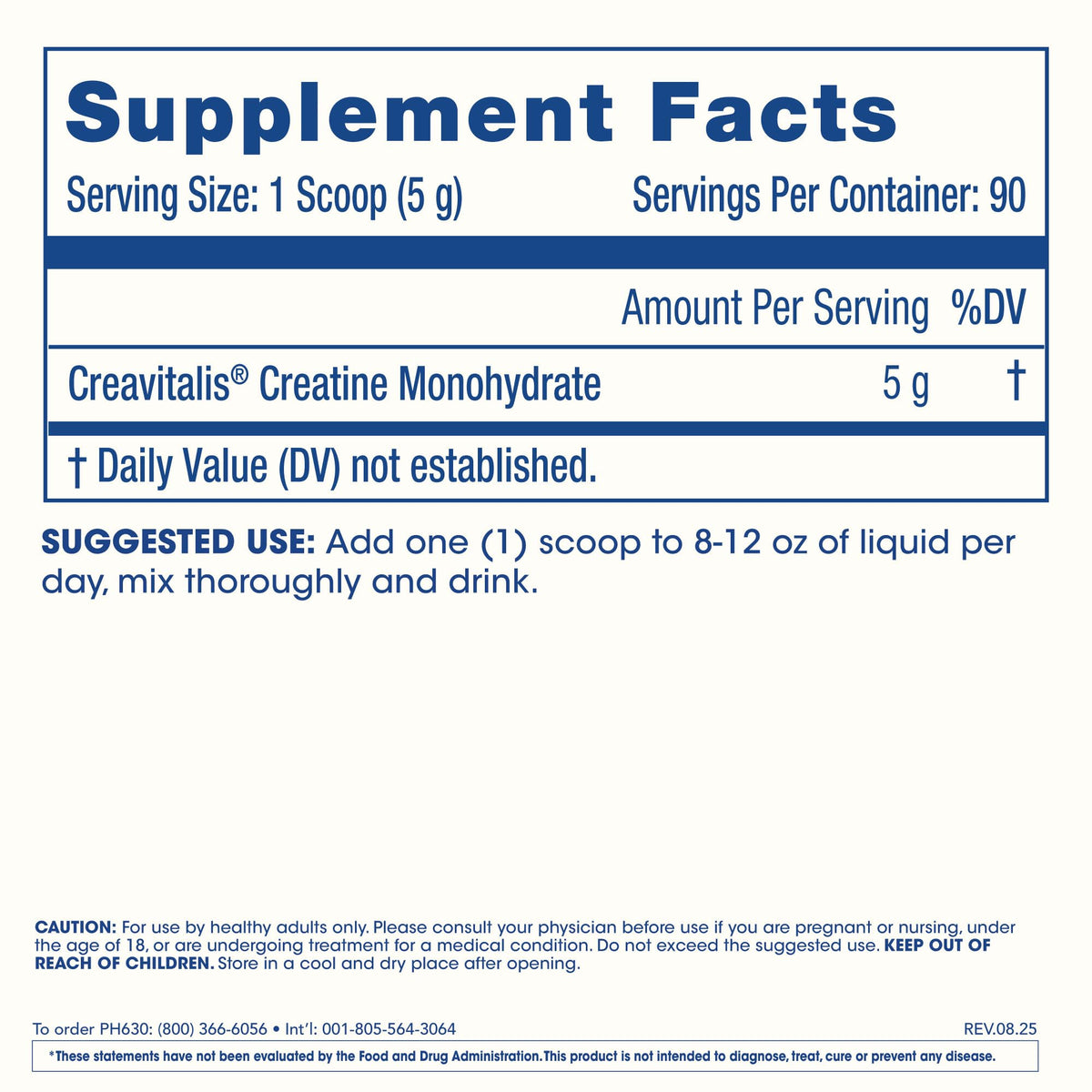 ProHealth Longevity Micronized Creatine. Pharmaceutical Grade Creatine Monohydrate is Easier on Kidneys. Supports Brain Function and Muscle Growth as You Age. 5 g/Serving, 90 Servings, 3 Month Supply ProHealthBuy Supplements Australia