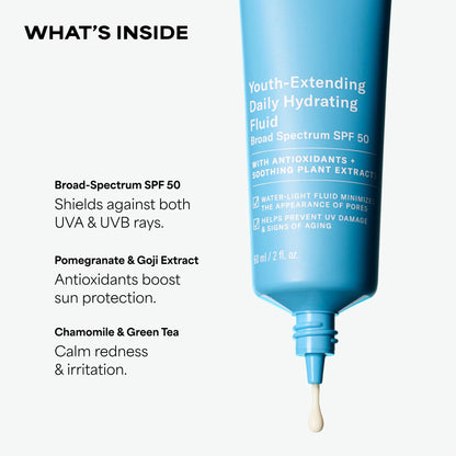 Paula's Choice RESIST Daily Hydrating Fluid Face Moisturizer with SPF 50 Sunscreen, Face Sunscreen for Oily Skin, Chamomile & Vitamin E