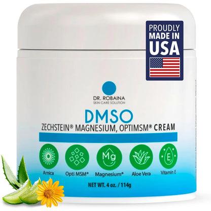Dr. Robaina DMSO Cream - 99.9% Pure DMSO Pharmaceutical Grade | Formula with Zechstein Magnesium Dr. Robaina canada supplements