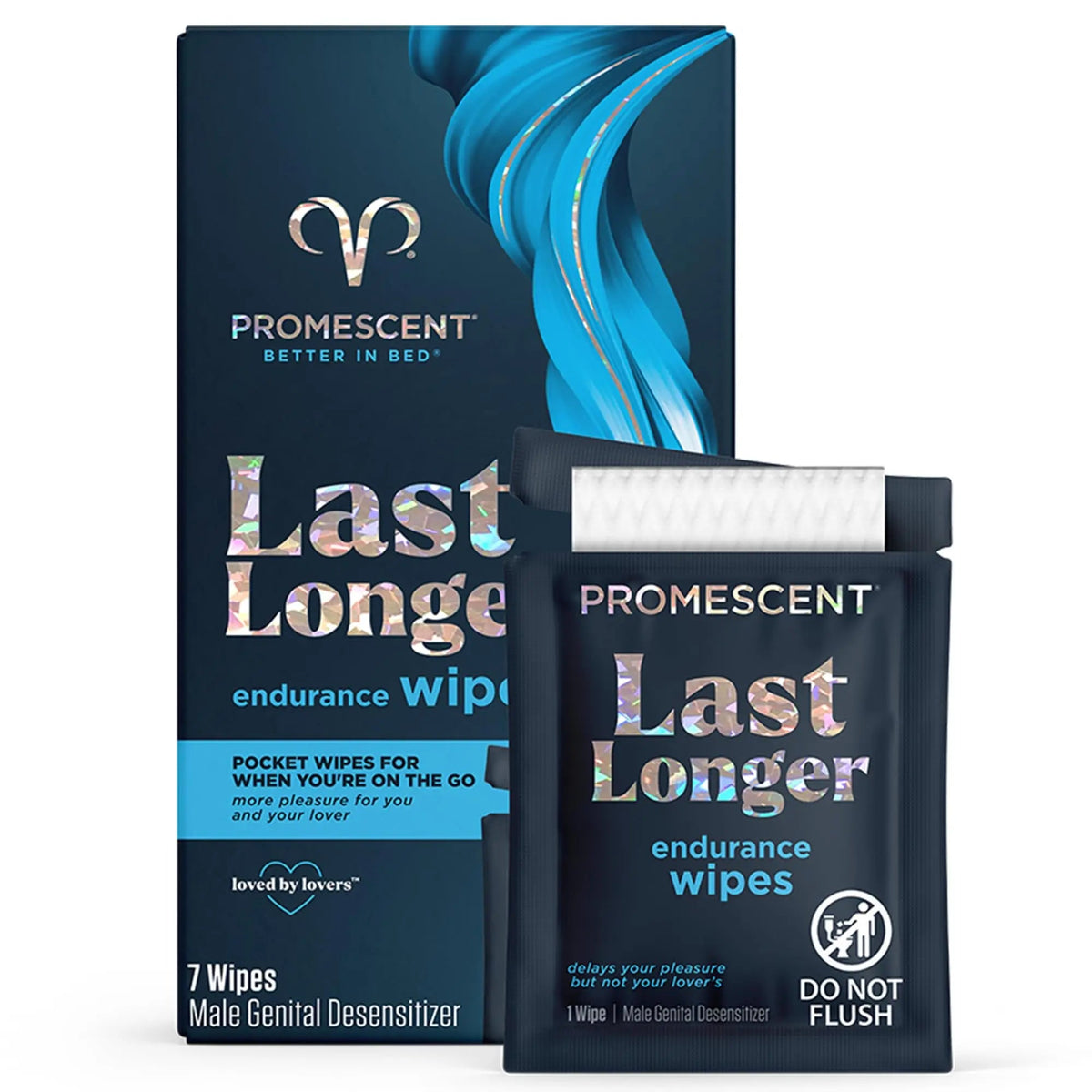 Promescent Delay Wipes Sexual Enhancer for Men to Last Longer in Bed, Extended Climax Control with Benzocaine for Male Genital Desensitizing - Increase Duration (7 Count) Promescent buy supplements Au