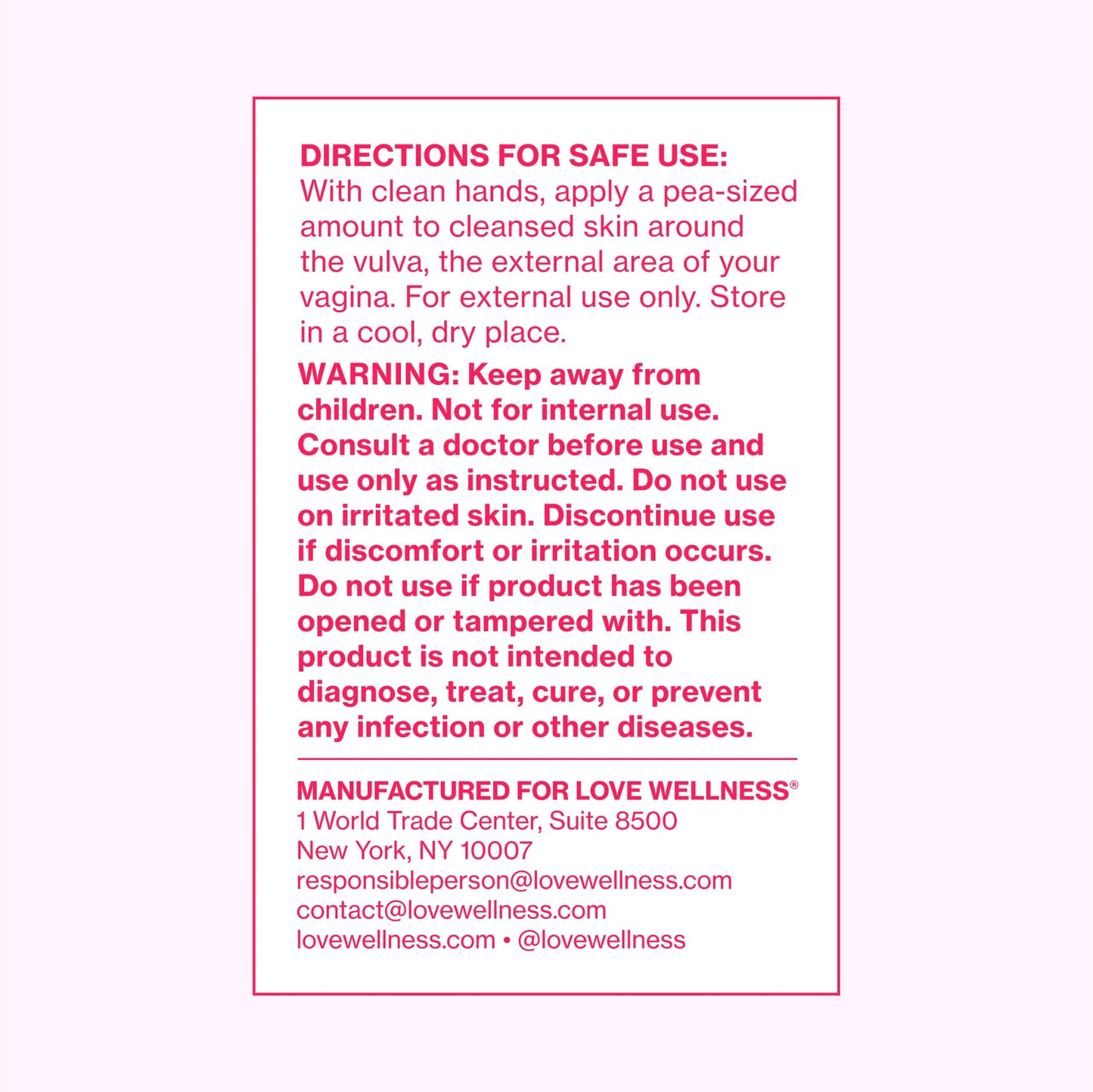 Love Wellness Comfy Cream Vulva & Vaginal Moisturizer - 1.01 oz Love WellnessBuy Supplements Australia