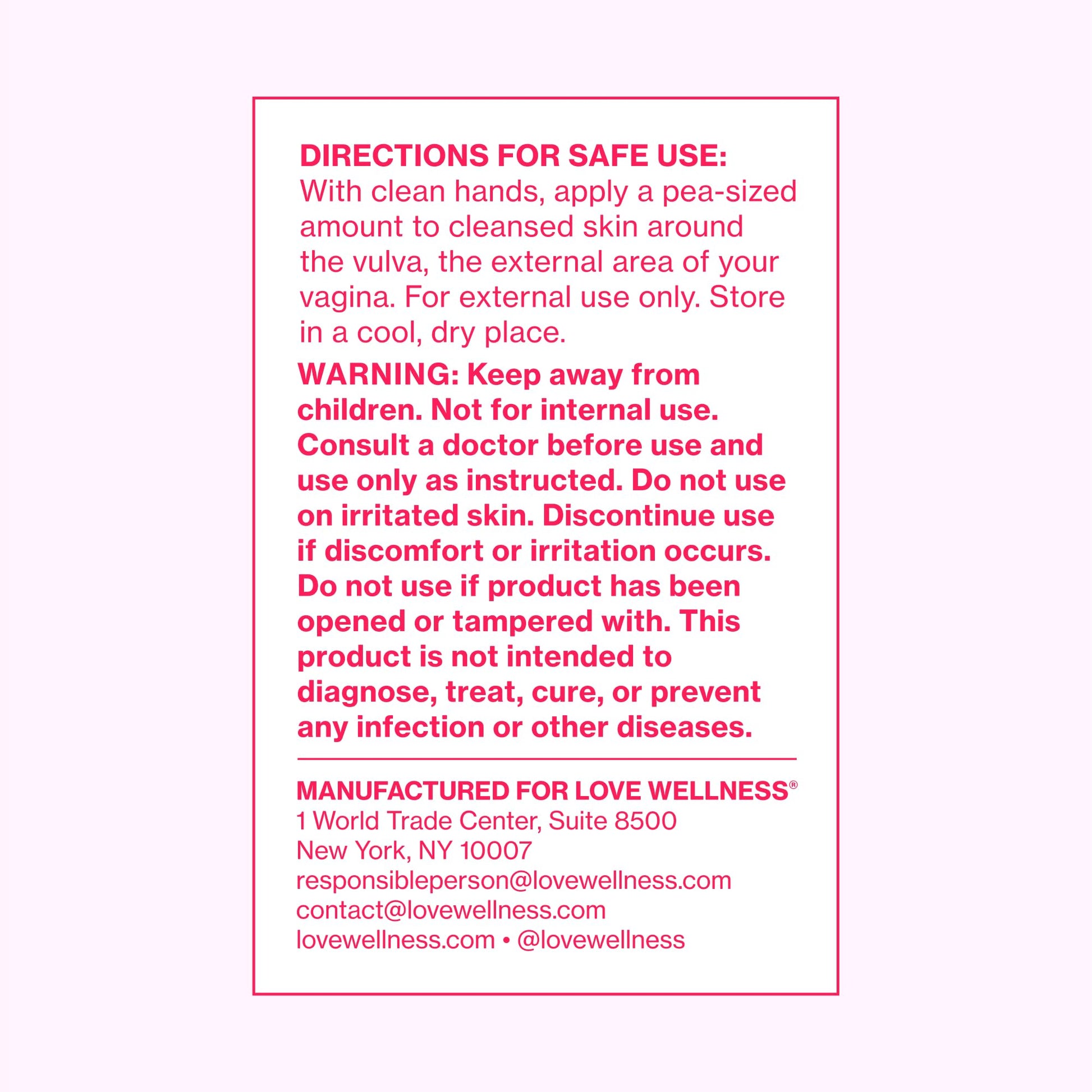 Love Wellness Comfy Cream Vulva & Vaginal Moisturizer - 1.01 oz Love WellnessBuy Supplements Australia