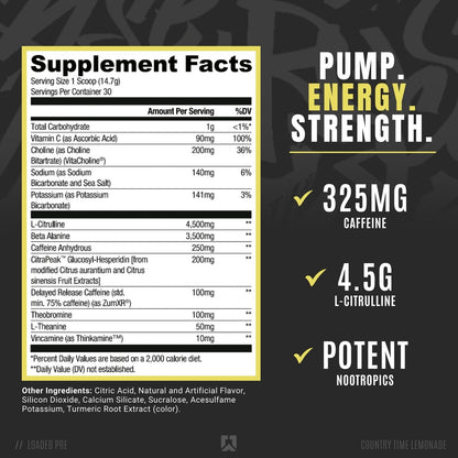 RYSE Up Supplements Loaded Pre Workout Powder Supplement for Men & Women RYSE Up SupplementsBuy Supplements Australia
