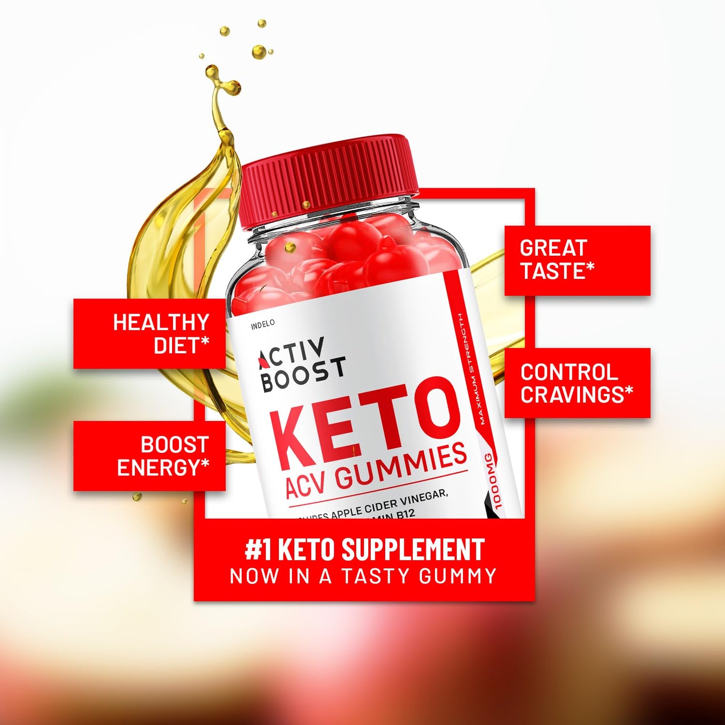(2 Pack) Activ Boost Keto ACV Gummies - Activ Boost Keto ACV Gummies Reviews IndeloBuy Supplements Australia