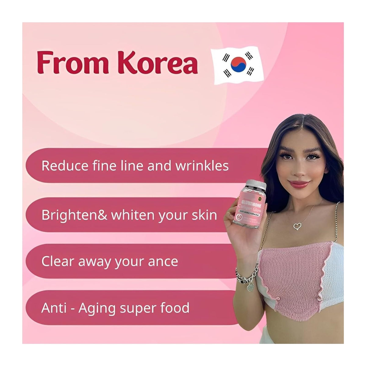 Glutathione Collagen Gummies, Glutathione Collagen Glow Gummies for Skin Care ECLAYABuy Supplements Australia