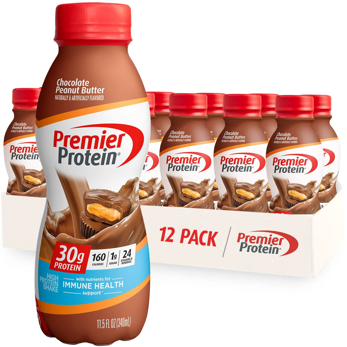 Premier Protein Powder, Chocolate Milkshake, 30g Protein, 1g Sugar, 100% Whey Protein Premier ProteinBuy Supplements Australia