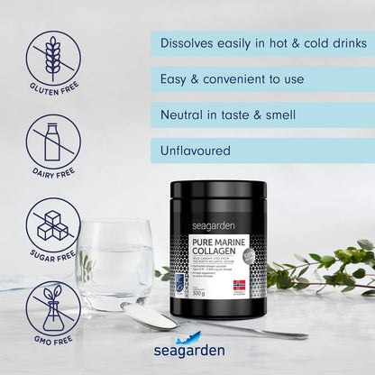 Seagarden Pure Marine Collagen Powder (Type I & III) | Wild-Caught Arctic Cod SEAGARDENBuy Supplements Australia