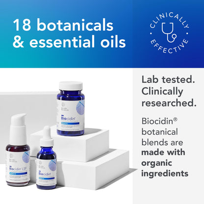Biocidin Capsules - Biofilm Disruptor - Supports Gut Detox Cleanse, Healthy Microbial Balance, Immune Function & Gut Health - Professional-Grade Herbal Supplement Bio-Botanical Research canada supplements