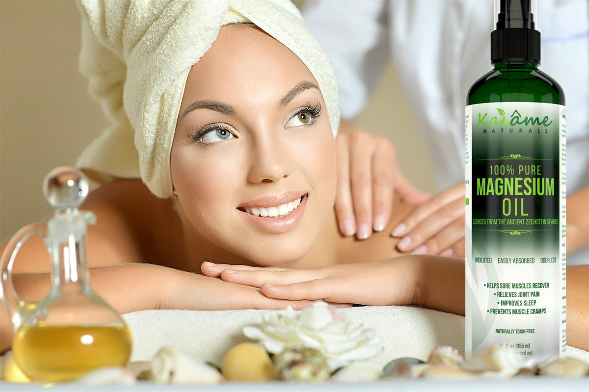 Kaiame Naturals Magnesium Oil Spray, Large 12 oz, Undiluted, Pure and Organic, Sourced from Ancient Zechstein Seabed Kaiame NaturalsBuy Supplements Australia