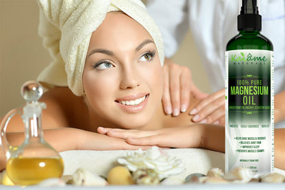 Kaiame Naturals Magnesium Oil Spray, Large 12 oz, Undiluted, Pure and Organic, Sourced from Ancient Zechstein Seabed Kaiame NaturalsBuy Supplements Australia