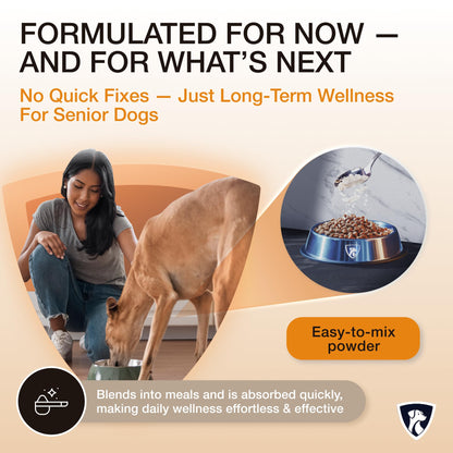 NutraRegen Select Senior Dog Joint Supplement 45 Scoops | Natural Glucosamine Chondroitin for Dogs with Collagen | Hip and Joint Powder | 7.7 Oz NutraRegenBuy Supplements Australia
