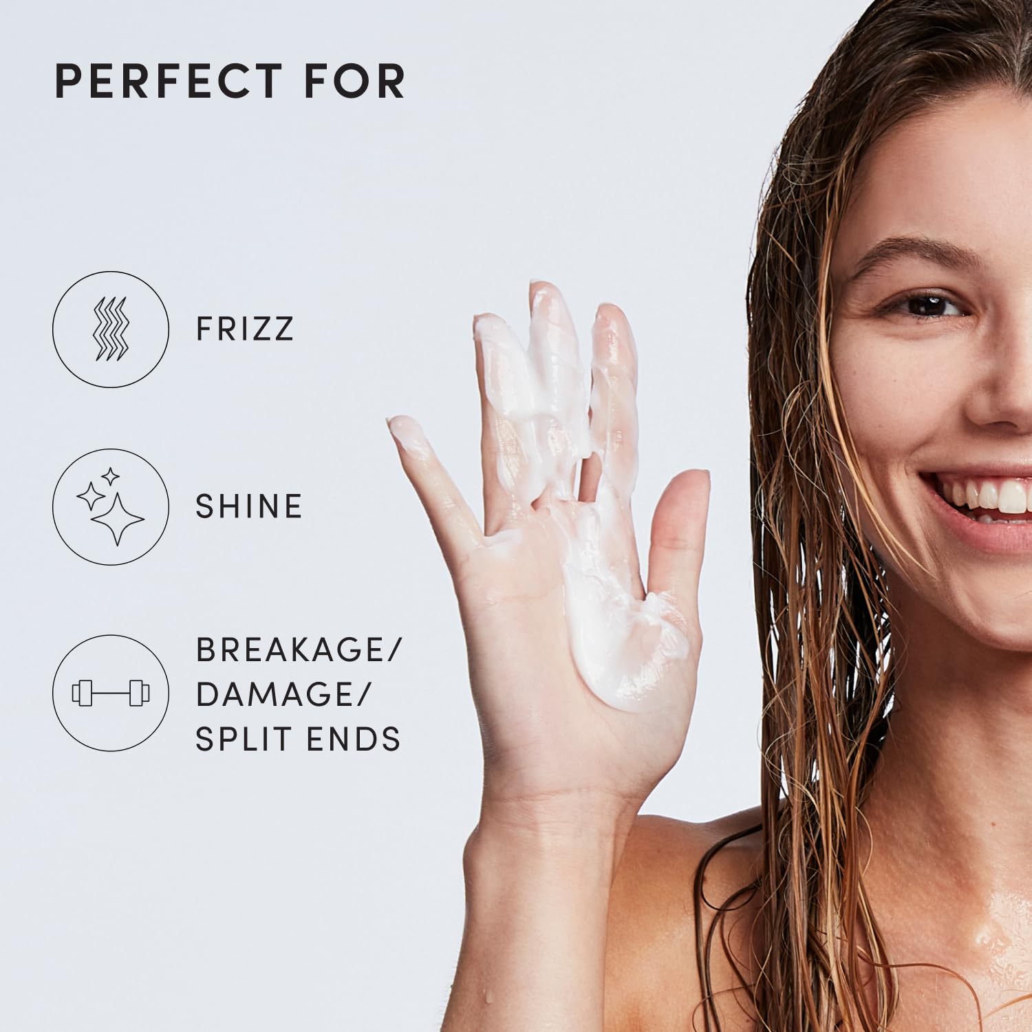 OUAI Medium Conditioner Refill - Hydrating Hair Conditioner with Coconut Oil, Babassu Oil, and Keratin - Strengthens, Repairs and Adds Shine - Paraben and Phthalate Free Hair Care Products (32 Oz) OUAIBuy Supplements Australia