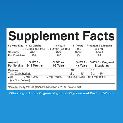MaryRuth's Organic Liquid Zinc Supplement for Kids & Adults | Immune Support | Skin Health | Antioxidant | Cellular Metabolism | Zinc Sulfate MARYRUTH'S canada supplements