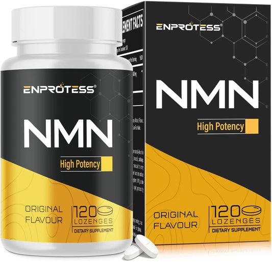 Sublingual NMN 500mg, Max Absorbency & Fast-Acting NMN Supplement（120-Day Supply）, 99% Pure NMN (Nicotinamide Mononucleotide) for NAD, Cell, Immune, Energy, Muscle, Anti-Aging, Longevity, 120 Lozenges EnprotessBuy Supplements Australia