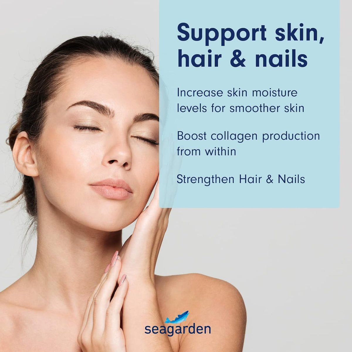 Seagarden Marine Collagen Powder + Vitamin C | Collagen Peptides Powder (Type I & III) SEAGARDENBuy Supplements Australia
