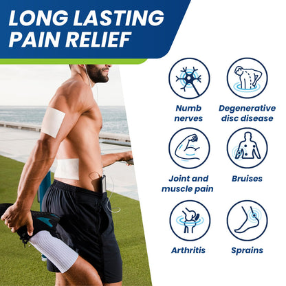 Sumifun Lidocaine Pain Relief Patches - Fast, Targeted Therapy Simple Backache, Soreness, Sprain, Joint Pain with Maximum Strength 4% Lidocaine and 1% Menthol (Large, Count, 25) SumifunBuy Supplements Australia