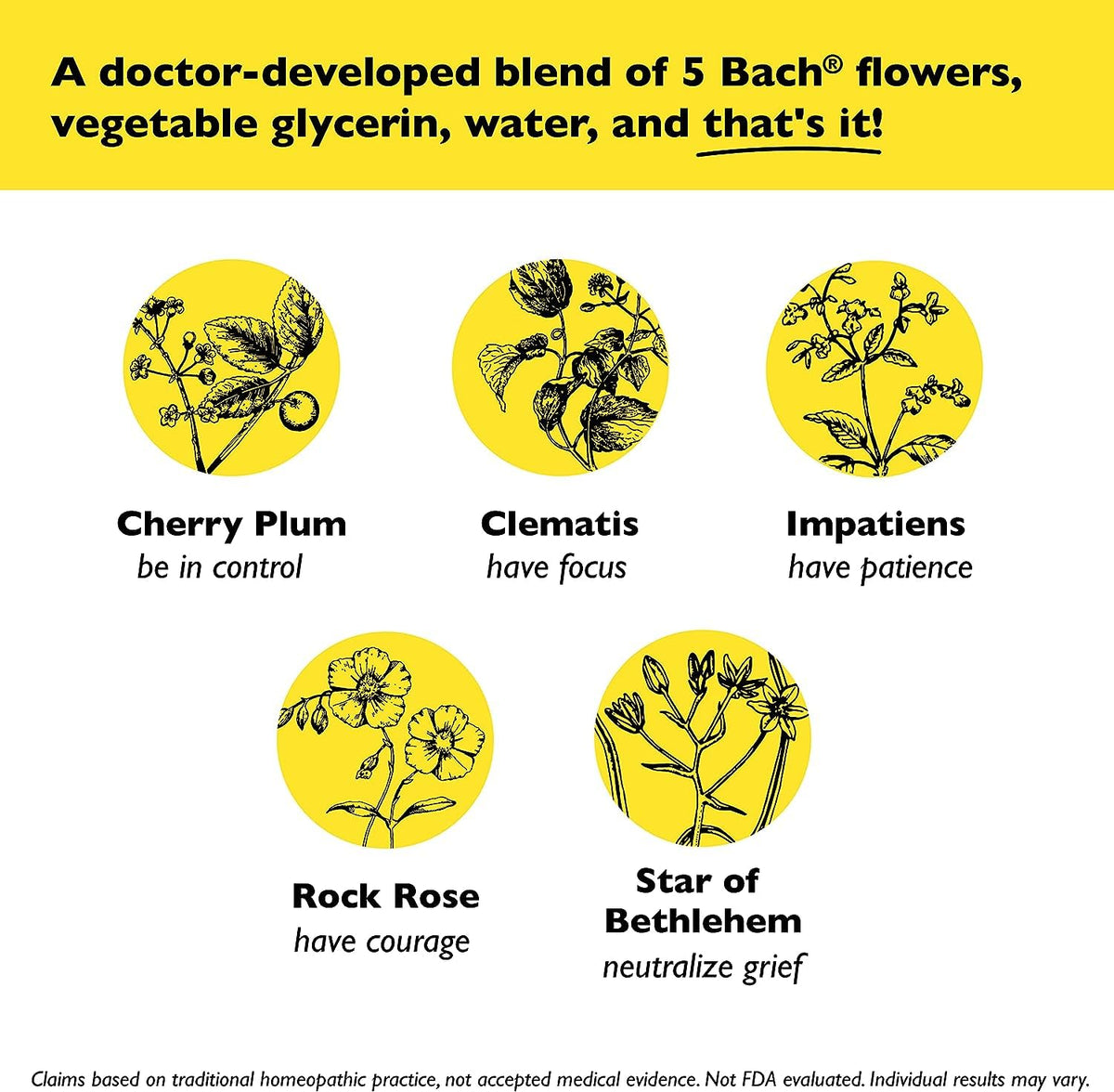 Bach RESCUE Remedy Dropper 10mL Bundle, Non-Alcohol Formula, Natural Stress Relief RESCUEBuy Supplements Australia