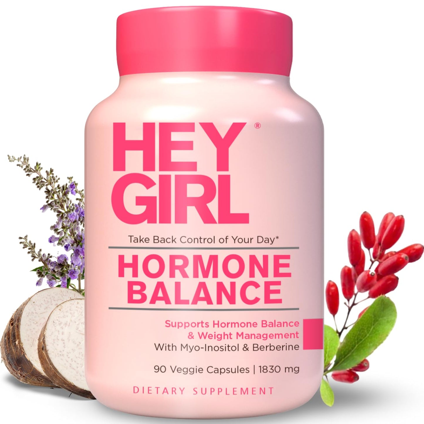 Hey Girl Hormone Balance for Women – 13-in-1 Menopause, PMS & Cycle Support – Mood & Hot Flash Support – w Myo-Inositol, Berberine, Maca Root, Black Cohosh, DIM, Dong Quai HEY GIRL NUTRITIONBuy Supplements Australia