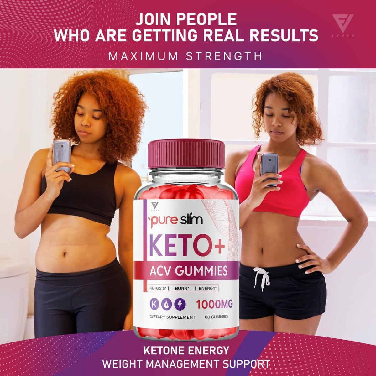 (2 Pack) Pure Slim Keto ACV Gummies, Pure Slim Keto ACV Gummies Advanced Kelly Clarkson FyvusBuy Supplements Australia