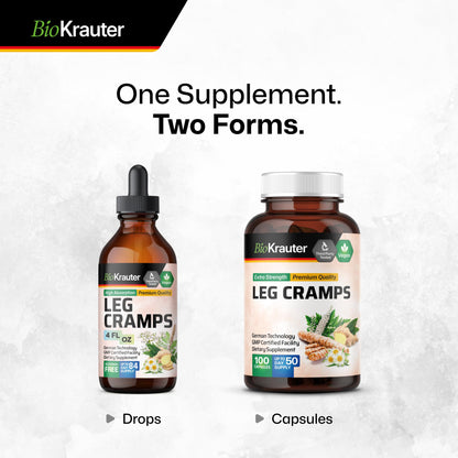 BIO KRAUTER® Magnesium Glycinate for Leg Сramps & Relax - 5-in-1 Formula Magnesium Glycinate 400mg with Turmeric, Black Cohosh, Ginger, Chamomile 1200 mg 100 Caps - No Fillers, Non-GMO, 50-Day Supply BIO KRAUTERBuy Supplements Australia