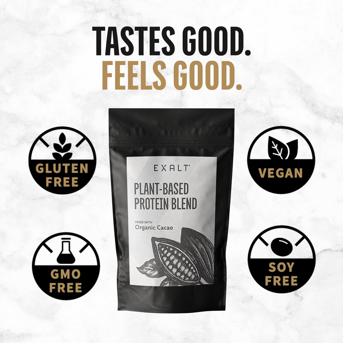 EXALT Vegan Protein Powder - 100% Plant-Based – Gluten Free - Keto Friendly EXALTBuy Supplements Australia